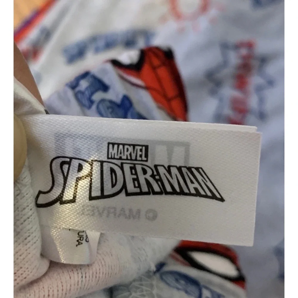 Marvel Spider-Man Boys Pajama Set 6/7 Coat Style Wall Crawler‎ Button Down